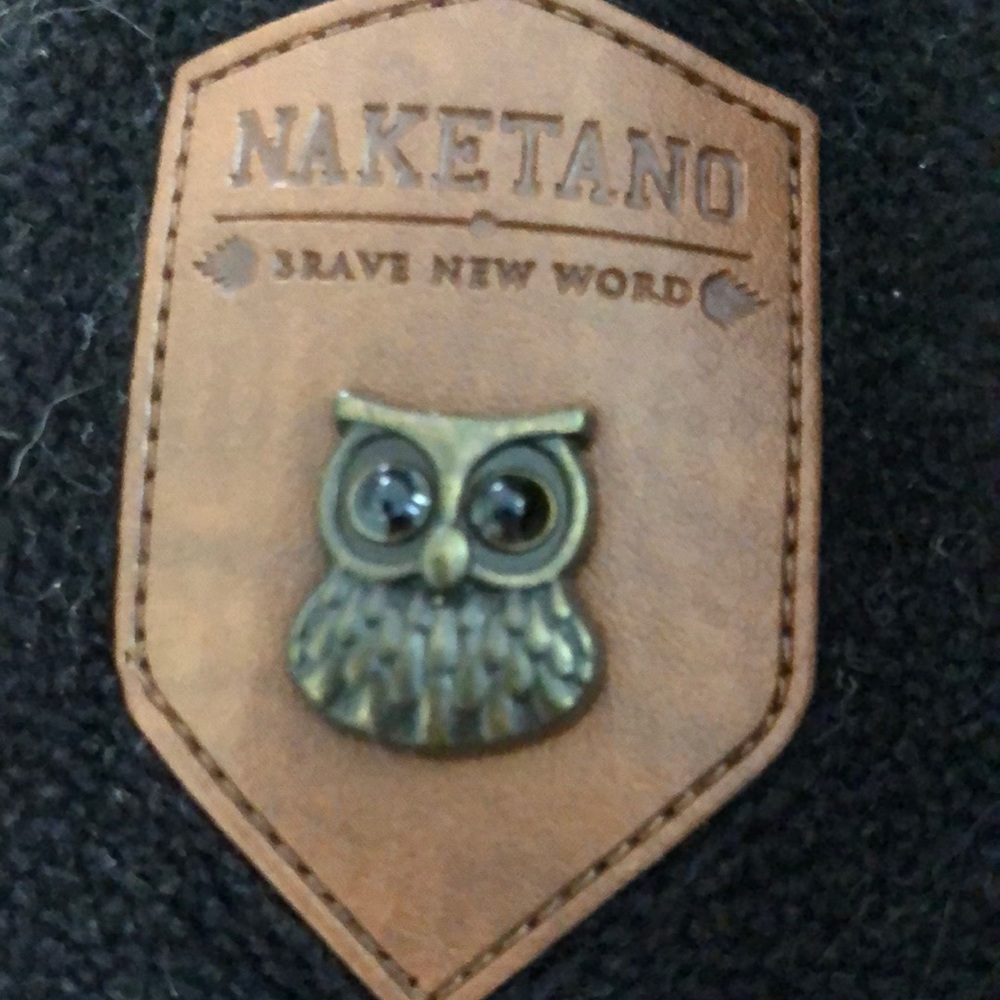Naketano size small hoodie. Never worn. 24.5 inches long. No stains. Fuzzy